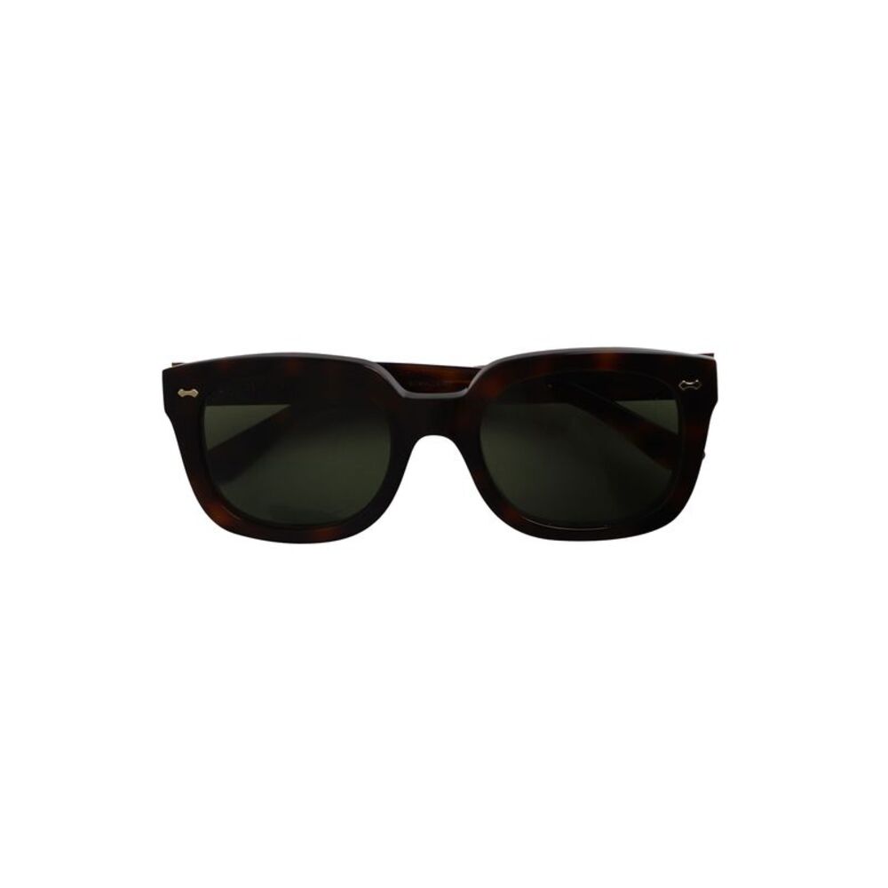 Gucci 0912S Rectangular Tortoise Shell Sunglasses in Brown Plastic